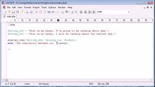Beginner PHP Tutorial 36 String Functions Part 3