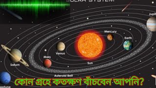 আমাদের সৌরজগতের প্রতিটি গ্রহের শব্দ শুনুনListen to the sound of every planet in our solar system.