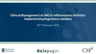 Clinical Management of JAKi in Inflammatory Arthritis: Implementing Regulatory Updates