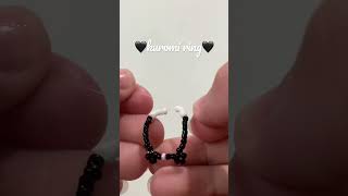 kuromi bead ring tutorial #beaded #diy #tutorial #beads #beadedjewelry #beadings #beadingtutorial