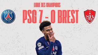 PSG 7 - 0 BREST ! Paris en mode Lucho Ball !!