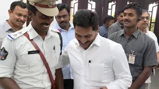 YS Jagan congratulate Police for Jumping into canal to save women
