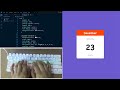 ASMR Programming - Mini Calendar JavaScript - No Talking