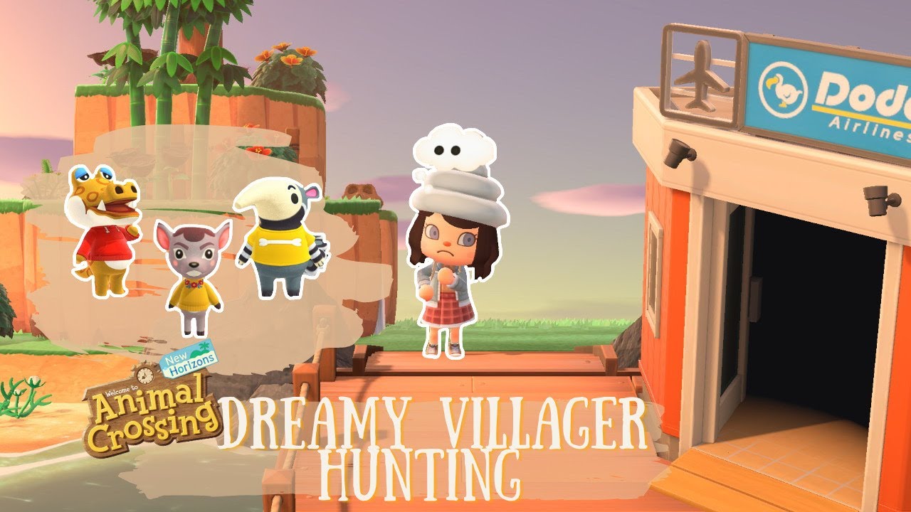 FINDING A DREAMY SWAMP VILLAGER ... Villager Hunting // Animal Crossing ...