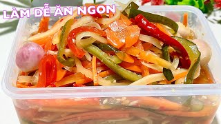 Biết Mẹo Này Làm DƯA MÓN Giòn Rụm Khỏi Phơi Nắng, Ăn Được Lâu- Cucumber pickle sauce