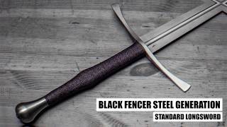 Black Fencer Steel Generation Standard Longsword