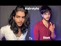 Truth about my haircut | long to short hairstyle tutorial by Dhanush amin.