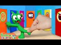 Pea Pea Explores What's Behind The Mystery Doors - Kids Cartoon