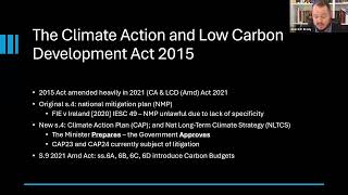 CEJ Webinar: Understanding the Requirements of Ireland’s Carbon Budget Programme.