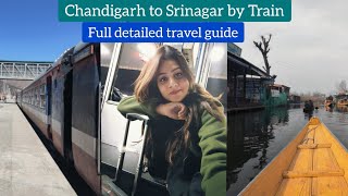 Chandigarh to Srinagar by Train in Rs 1500 | Banihal to Srinagar Train Journey Dec | By Heena Bhatia