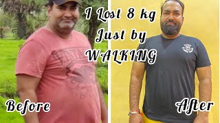 Results from walking 10000 steps everyday for 30 days | My weight loss Results
