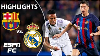 🚨COMPLETE TURNAROUND!🚨 Barcelona vs. Real Madrid | Copa Del Rey Highlights | ESPN FC