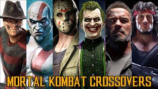 Mortal Kombat - All Guest Crossover Trailers (Remastered) @ 4K ✔