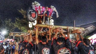 2023.7.25 八尾市 安中ひまわり 青年部 太鼓台 宮入り 渋川神社 夏祭り 宵宮