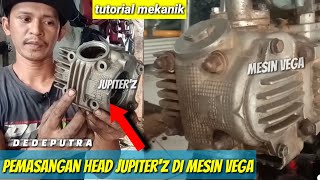 MESIN VEGA PAKE HEAD JUPITER'Z #dedeputra