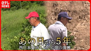 【災害】2200の土砂崩れ… 宇和島みかん畑  西日本豪雨からの復興　愛媛　NNNセレクション