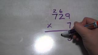 Multiplying 3 digit numbers by 1 digit