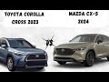 Mazda CX-5 vs Toyota Corolla Cross 2023: Crossover Comparison