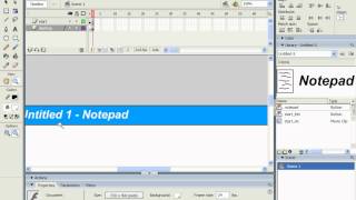 Macromedia Flash 8 tutorial windows - Part 2