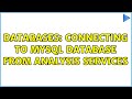 Databases: Connecting to MySQL database from Analysis Services (3 Solutions!!)