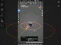 How to Rotate Camera Around Object in Blender Tutorial  #blender #shorts