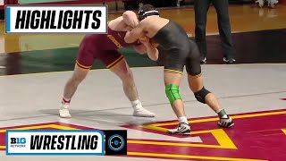 174 LBS:  #1 Michael Kemerer (Iowa) vs. #16 Jake Allar (Minnesota) | 2021 B1G Wrestling