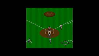 Super 3D Baseball (Super Famicom) 【SFC】スーパー3Dベースボール［スワローズ vs 広島］ オープン戦 ドーム(スワローズがアウェー)