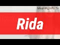 rida name meaning in english rida meaning what is the meaning of name rida baby names rida r