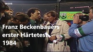 ARD 17.10.1984 - Teamchef Franz Beckenbauer und seine erste echte Bewährungsprobe (Interviews)