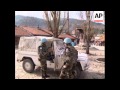 BOSNIA: SARAJEVO: SERB MORTAR ATTACK ON RESIDENTIAL AREA