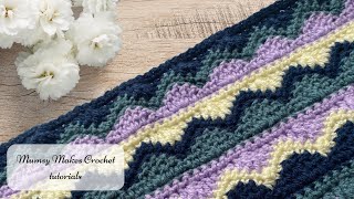 VERY EASY Crochet blanket pattern tutorial | Winter Solstice Blanket