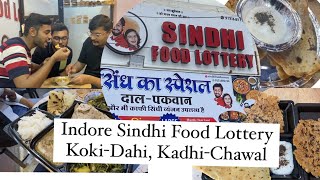 Indore Sindhi Food Lottery - Ft- Paras Kriplani Vlogs (#sindhi #sindhifood  #koki #dalpakwan #trend)