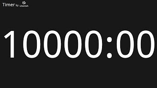 10000 Minute Countdown Timer