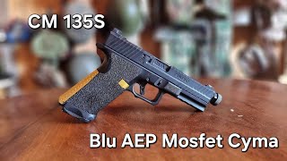 My Oqtagon Review Replica pistol CM.135S Blu AEP Mosfet Cyma cod 10575