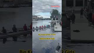 Big Kayaking Boat 8 +1 Seating. #boat# kayaking girls #Athlone boat club.