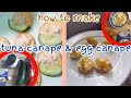 How to make Tuna and Egg Canape || Jessica Tanon