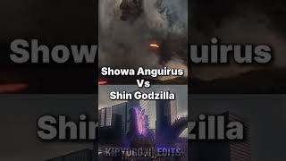 Bullying Shin Godzilla day 7 Showa Anguirus vs Shin Godzilla #shingodzilla #showa #1v1 #anguirus