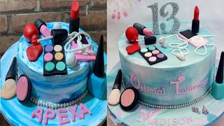 Makeup Kit Cake Design By Seller FactG | Teenagers Girls Birthday Cake #shorts