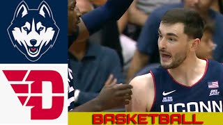 #2 UCONN vs DAYTON Basketball Game Full Highlights 2024