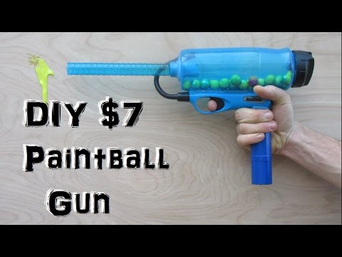 Homemade Paintball Gun! (Easy and Cheap!) mini potato gun Homemade Paintball Gun! (Easy and Cheap!) mini potato gun