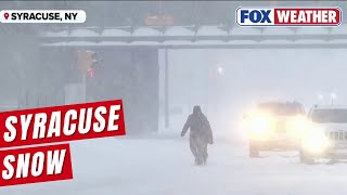 Syracuse Buried By More Than A Foot Of Lake-Effect Snow