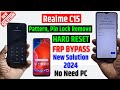 Realme C15 Hard reset & Remove Password, Pin Lock | Realme C15 Frp bypass - 2024 Android 11