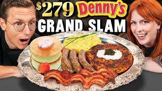 $279 Denny's Grand Slam Taste Test | FANCY FAST FOOD