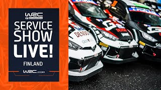 🔴 Saturday Service Show LIVE | WRC Secto Rally Finland 2024