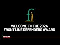 Front Line Defenders 2024 Award livestream