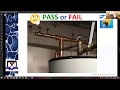 Pass or Fail Episode 1: Plumbing and Gas Fitting Inspection - Water storage tank with relief valves