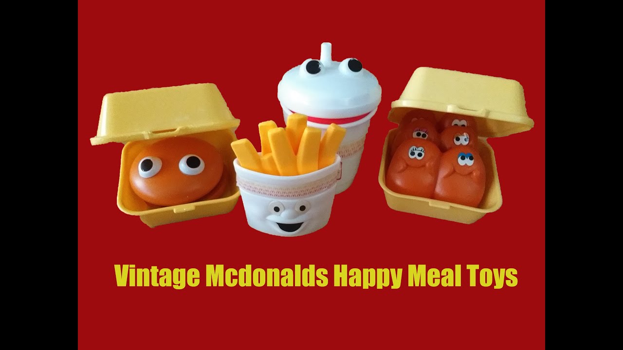 Fun Vintage Mcdonalds Happy Meal Toys From The Late 80' Early 90s - YouTube