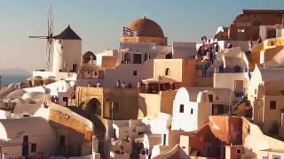 Закат на Санторини. Музыка Вадим Манцев (NikaDim). Music by Vadim Mantsev. The sunset at Santorini.