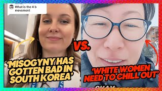 White Feminist Gets HUMBLED by Korean Woman | Logical Dating 101 Reactions