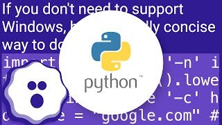 Pinging servers in Python
